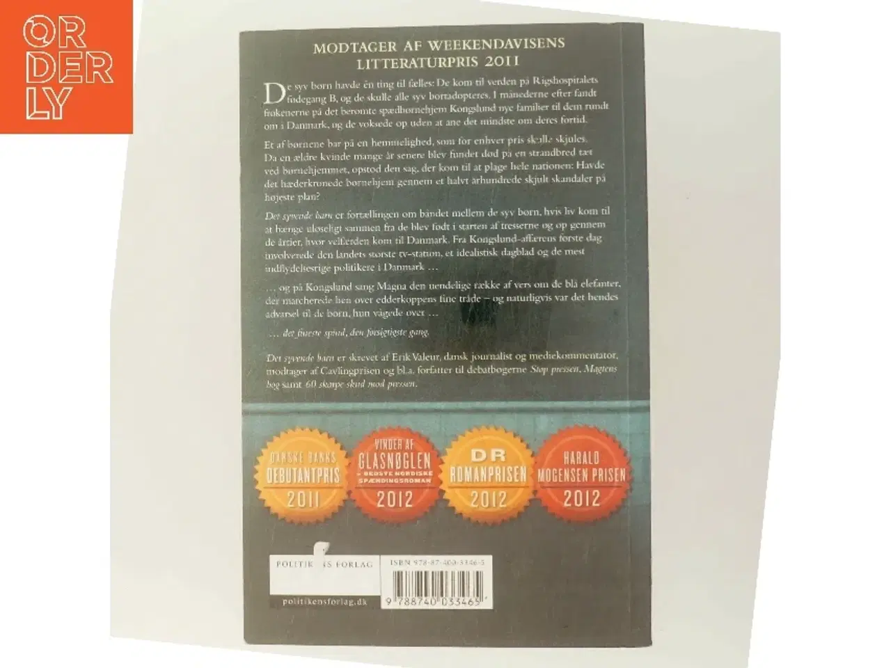 Billede 3 - Det Syvende Barn af Erik Valeur (Bog)