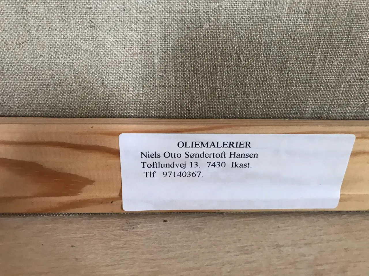 Billede 2 - Oliemaleri