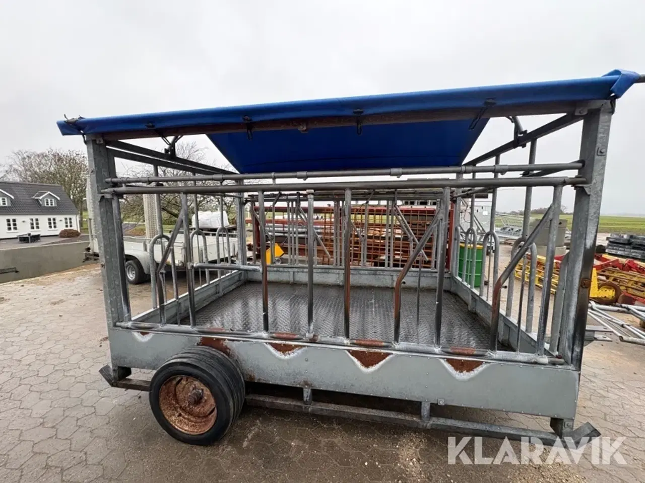 Billede 7 - Mobil foderhæk Jyfa inklusive ekstra sidefag og diverse