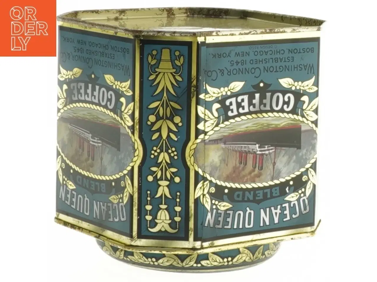Billede 2 - Gammel kaffedåse (str. 11 x 10 cm)