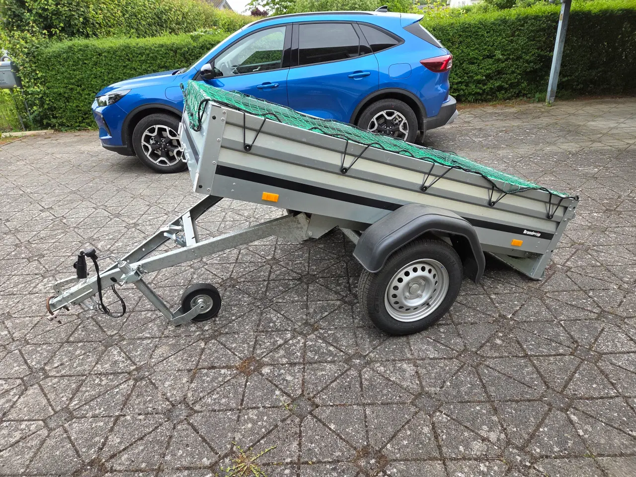 Billede 2 - Brenderup trailer 750 kg med tilt fra 2023 med net