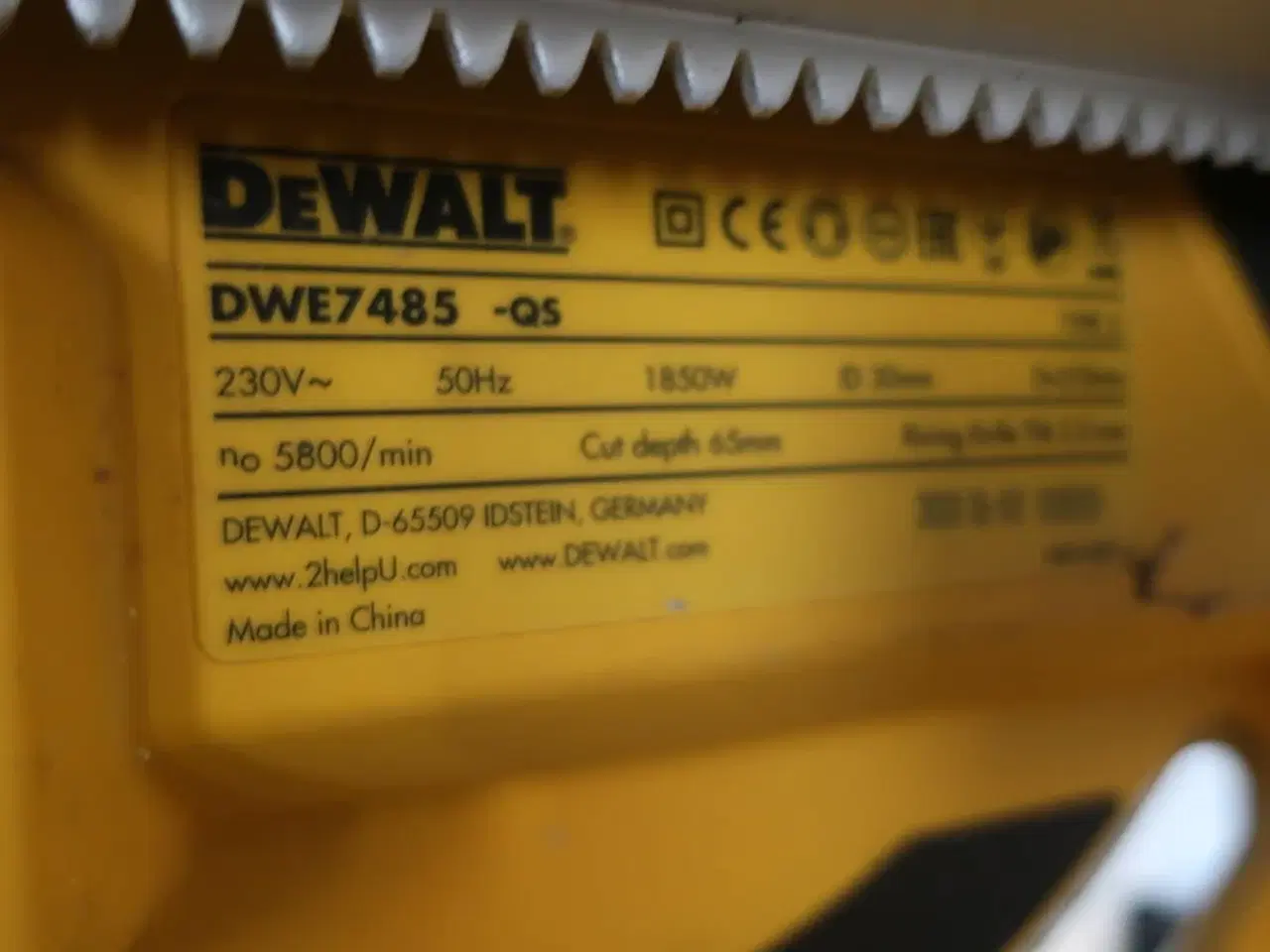 Billede 4 - Bordrundsav DEWALT DWE7485 -QS med stativ