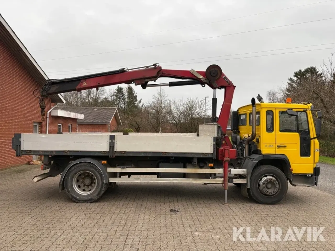 Billede 6 - Lastbil Volvo Fl 18 E 4x2 Luft med HMF 1430 kran