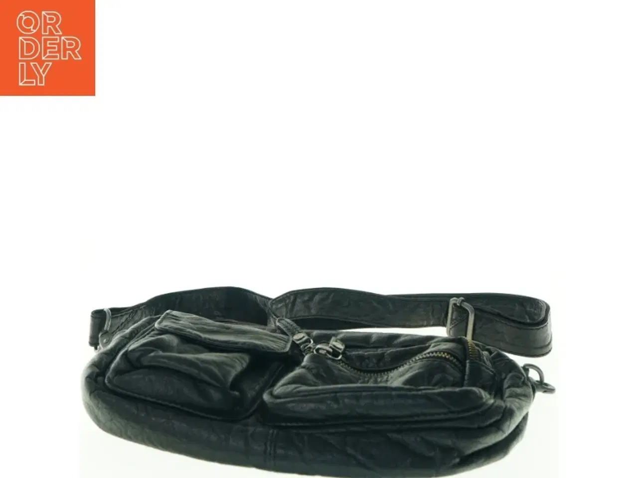 Billede 3 - Sort skuldertaske fra Depeche Eu (str. 30 x 20 cm)