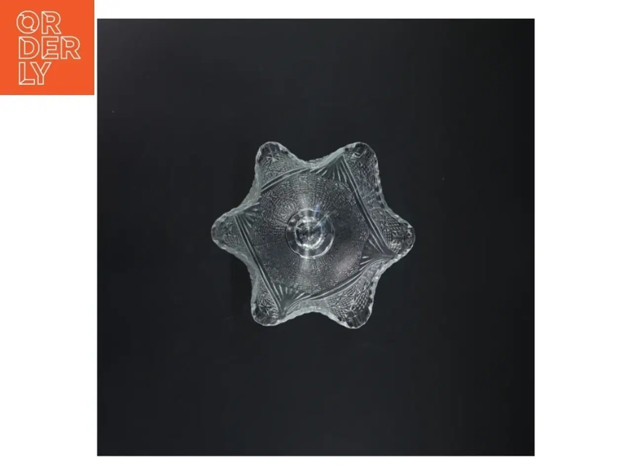 Billede 3 - Krystal skål på fod (str. Ø 17 cm)