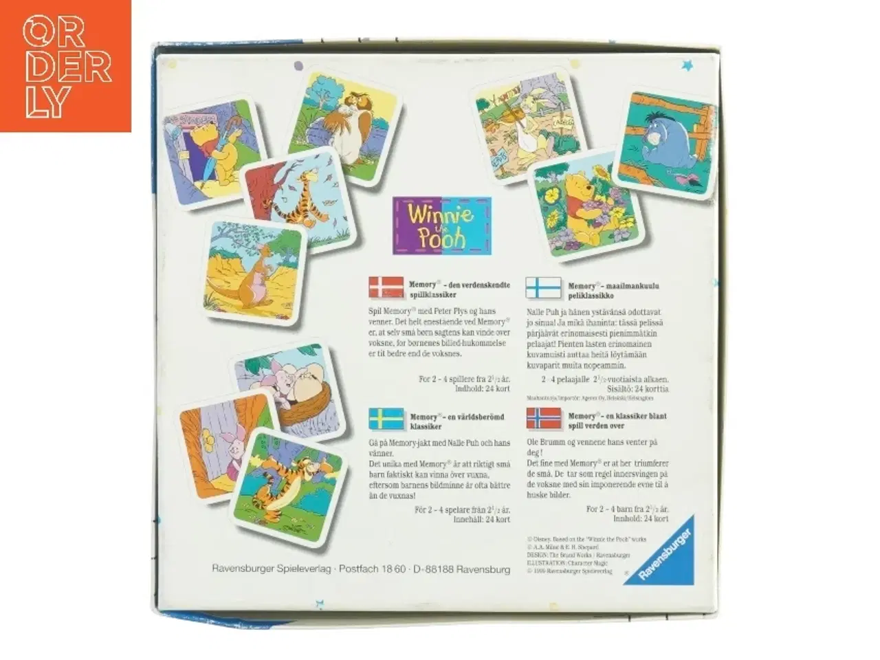 Billede 3 - Winnie the Pooh Memory spil fra Ravensburger