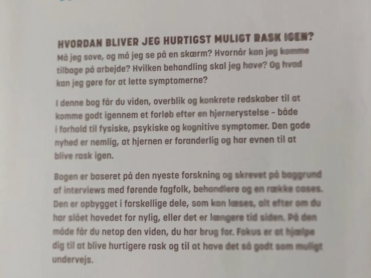 Billede 3 - Hjernerystelse kom godt igennem, 