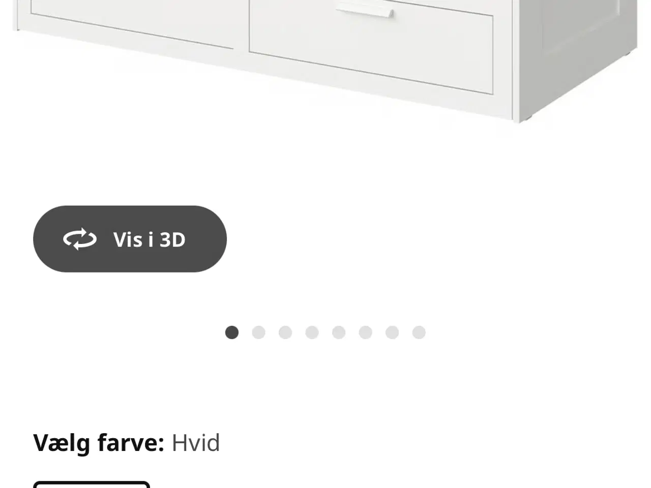 Billede 1 - Udtræksseng BRIMNES fra Ikea