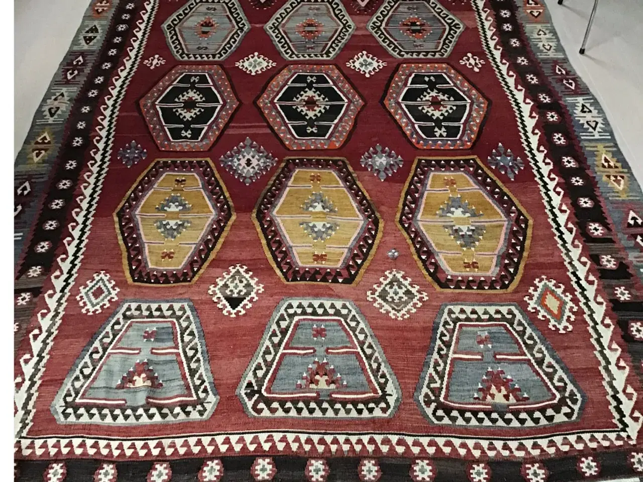 Billede 1 - Sarkisla Kelim, Antikt tyrkisk tæppe. 