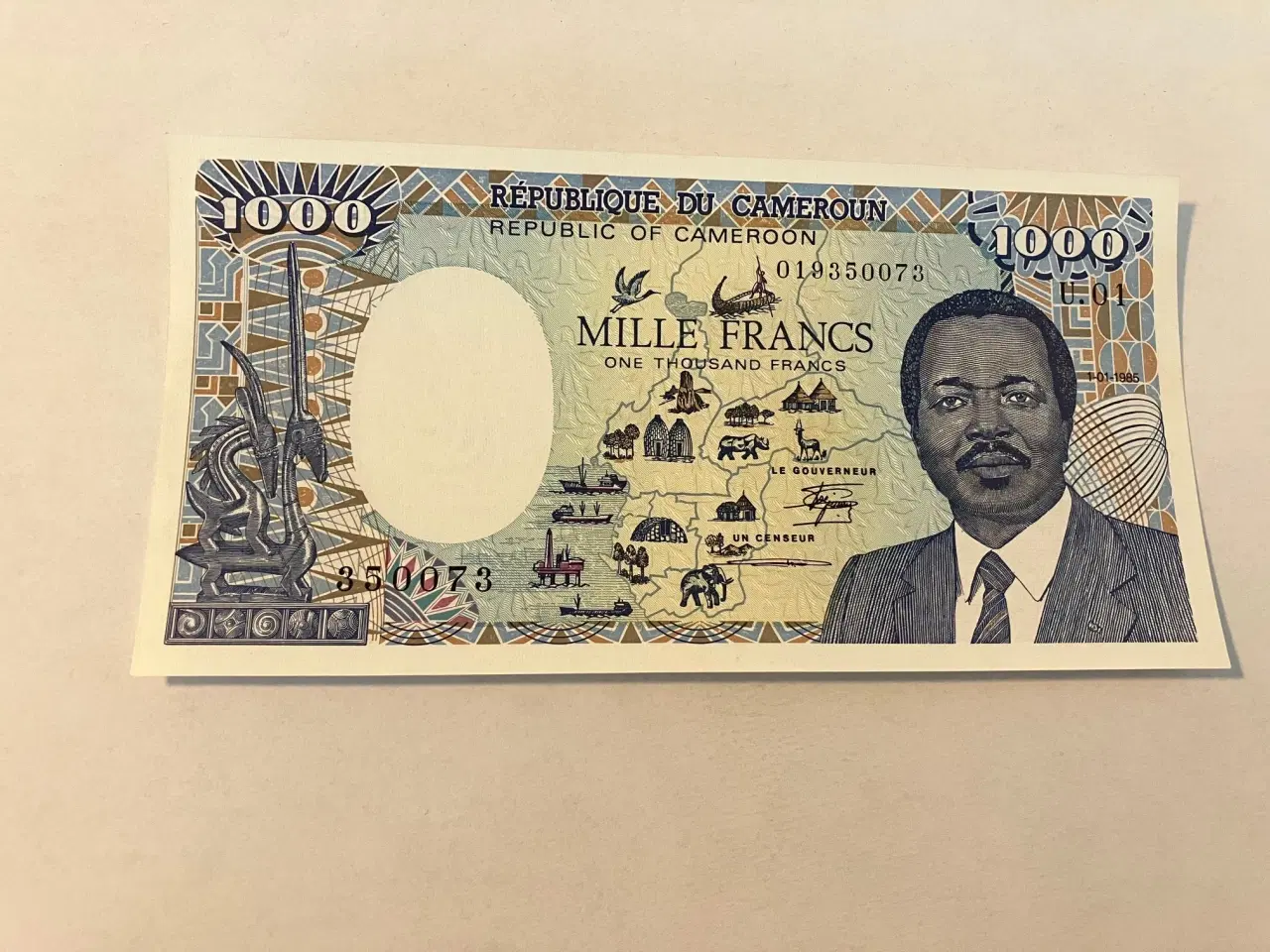 Billede 1 - 1000 Francs Cameroon