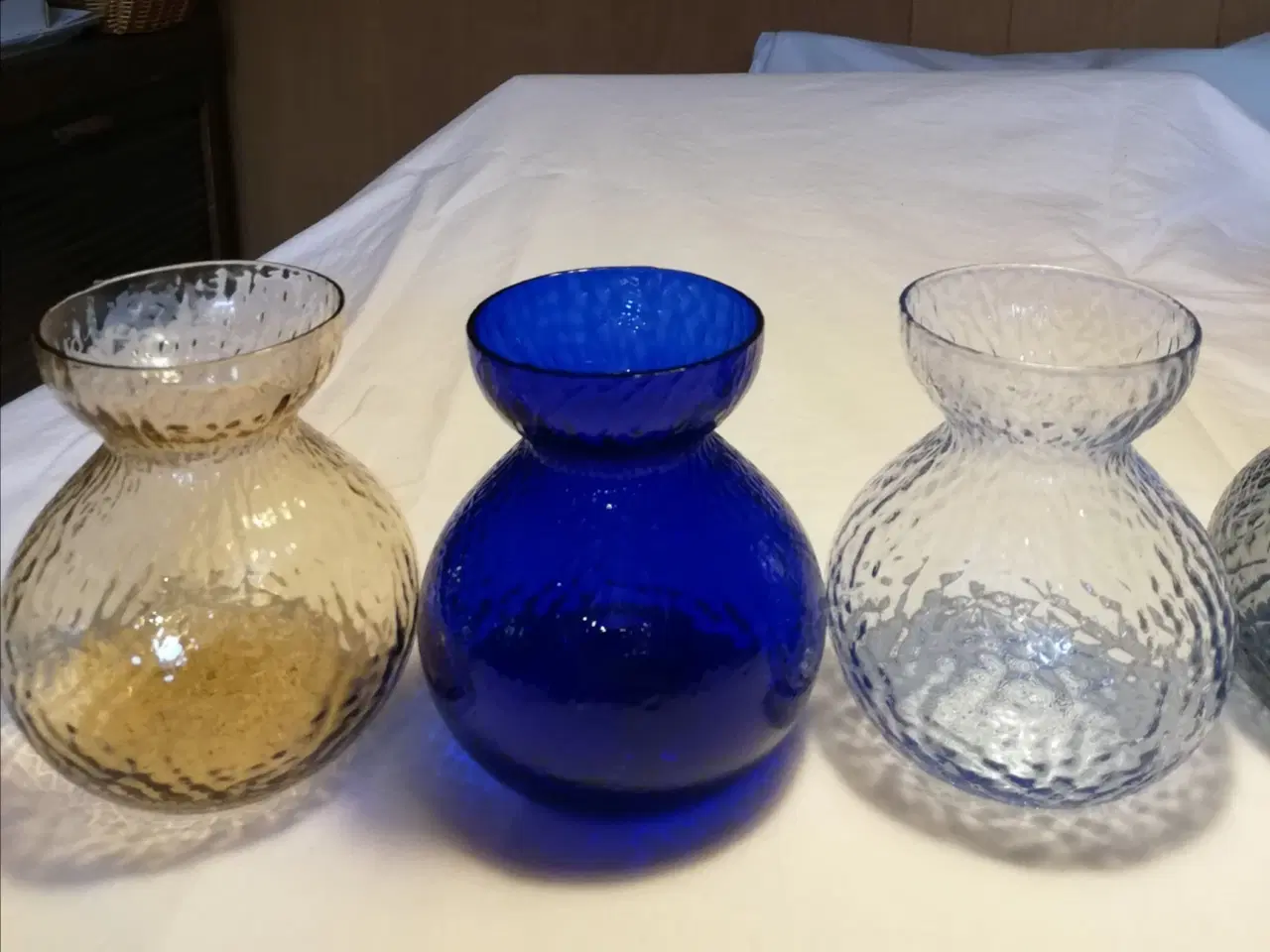 Billede 3 - Hyacintglas runde hamret fra Kastrup/Fyens Glasvær