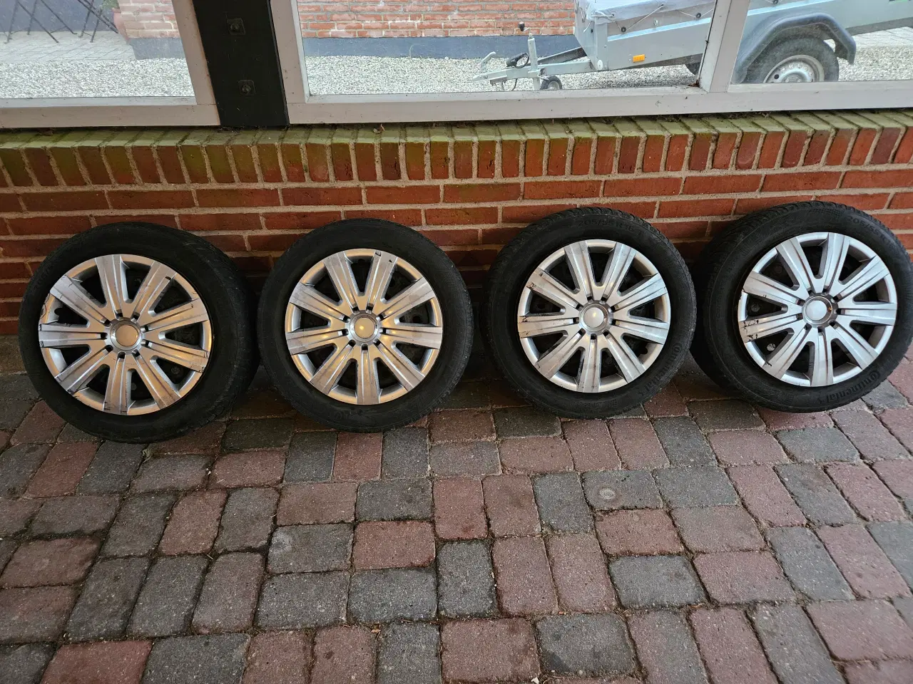 Billede 2 - 4 x stålfælge med vinterdæk fra Nissan Leaf