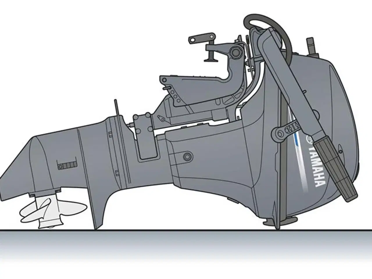 Billede 4 - Yamaha 8 HK 4-Takt Påhængsmotor