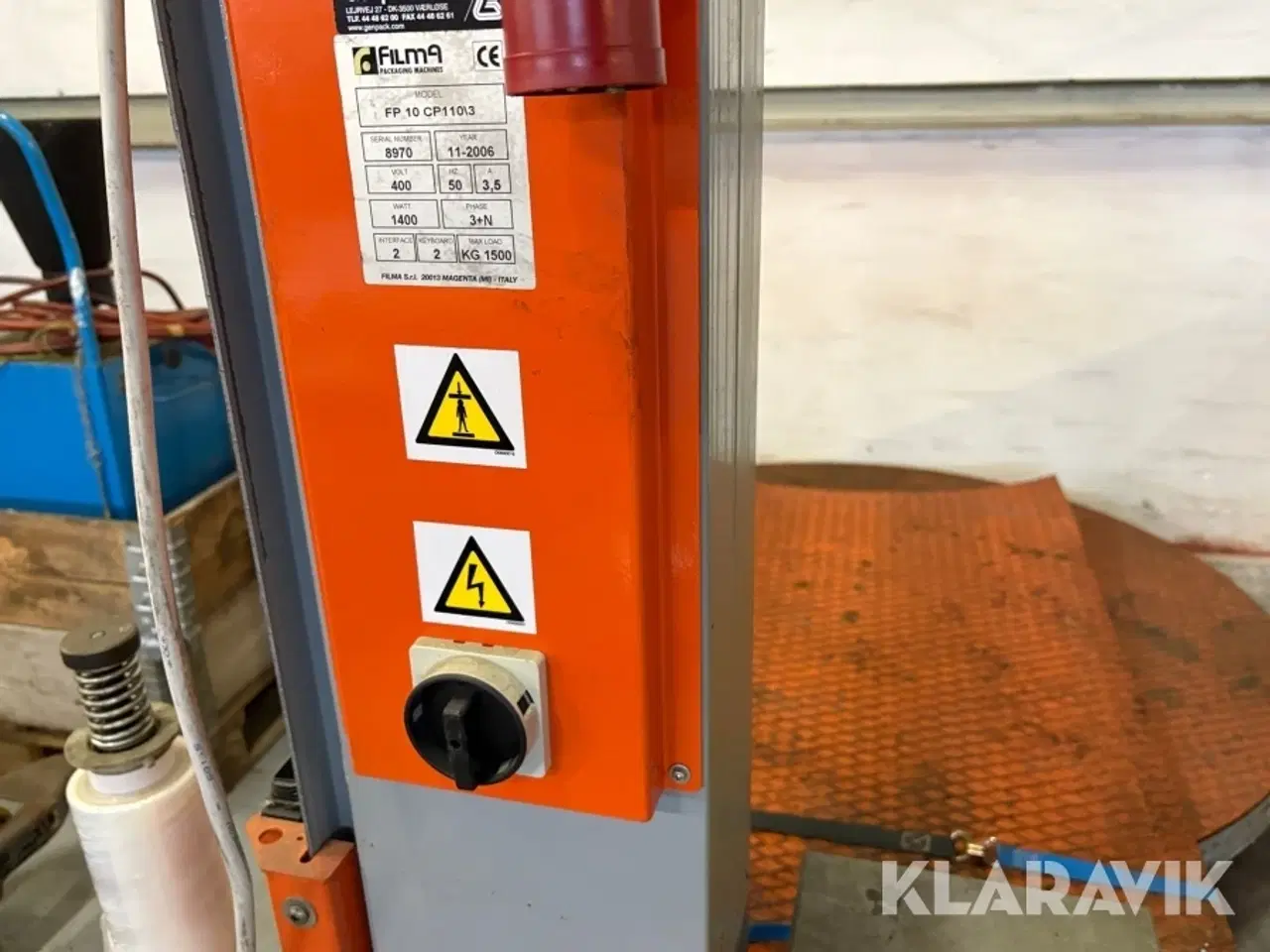 Billede 8 - Folieringsmaskine Filma FP 10 CP110/3 med 2 ramper