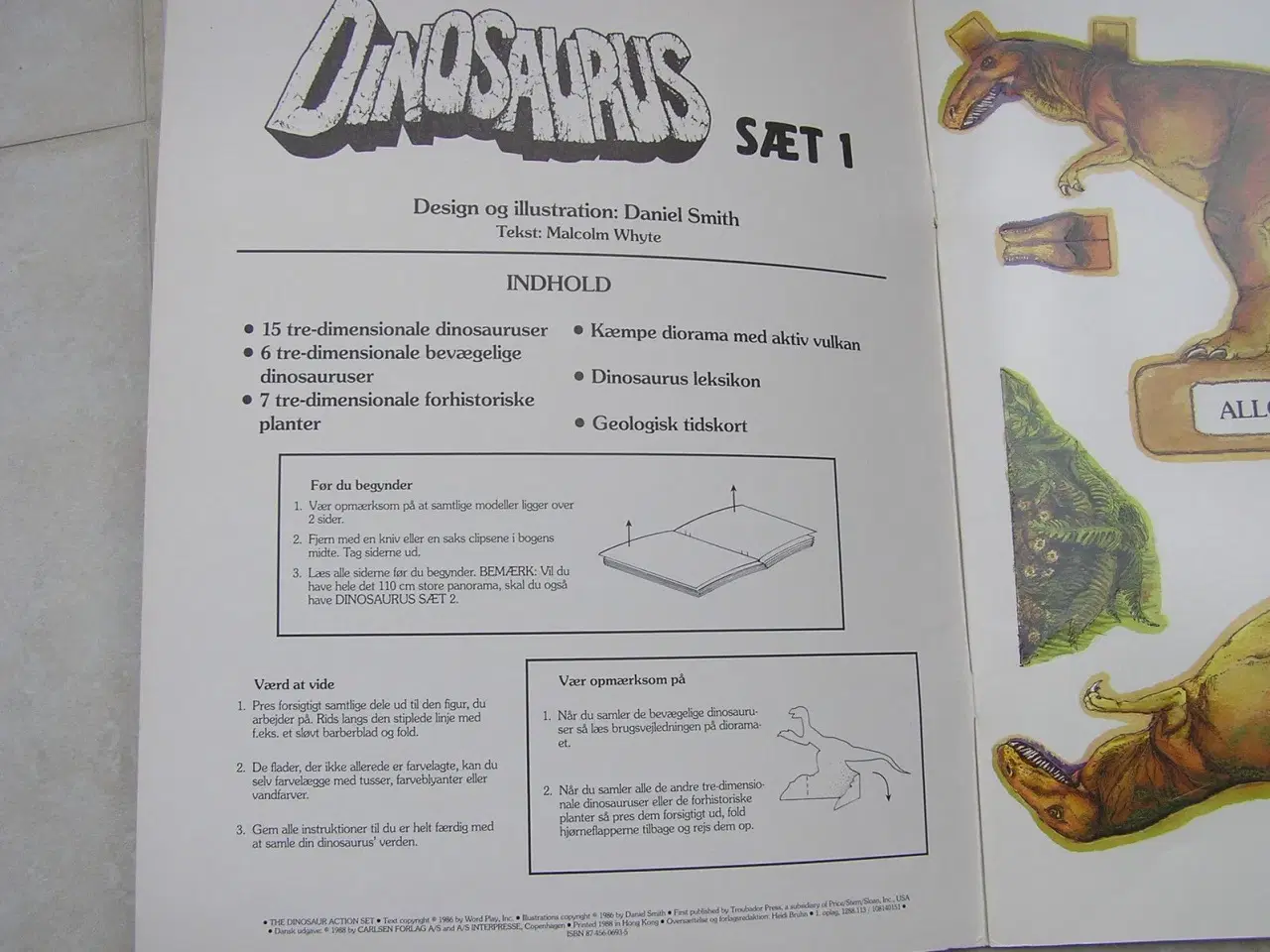 Billede 4 - Dinosaurus sæt 1 & 2 ,SMITH, DANIEL