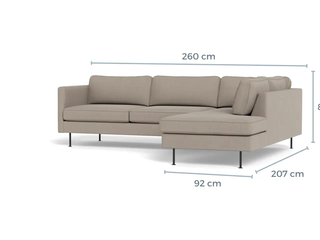 Billede 2 - Houston sofa med openend