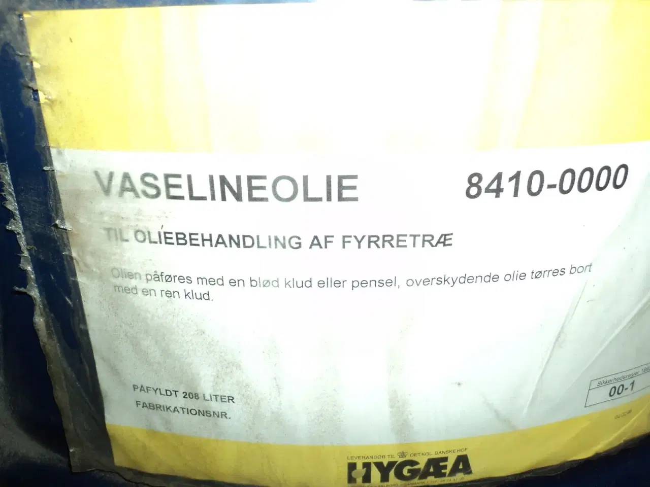 Billede 2 - oliebehandling af fyrretræ