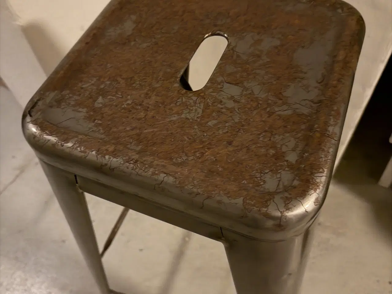 Billede 2 - Flot tolix barstol med patina 