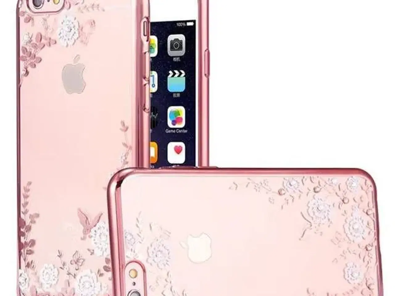 Billede 10 - Rosaguld silikone cover med similisten til iPhone 