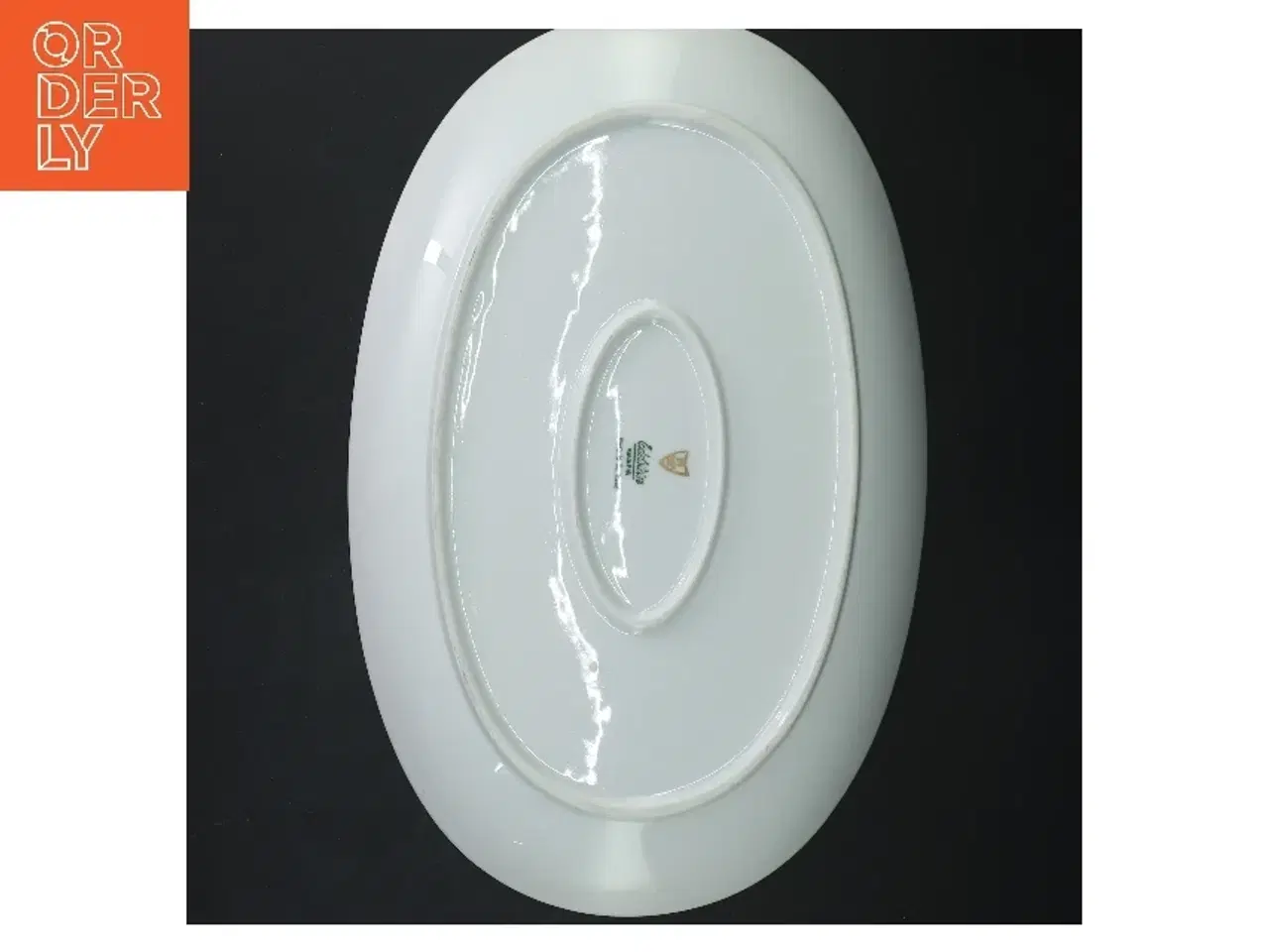 Billede 2 - Porcelænsfad med blomsterdekoration fra Bavaria (str. 33 cm)
