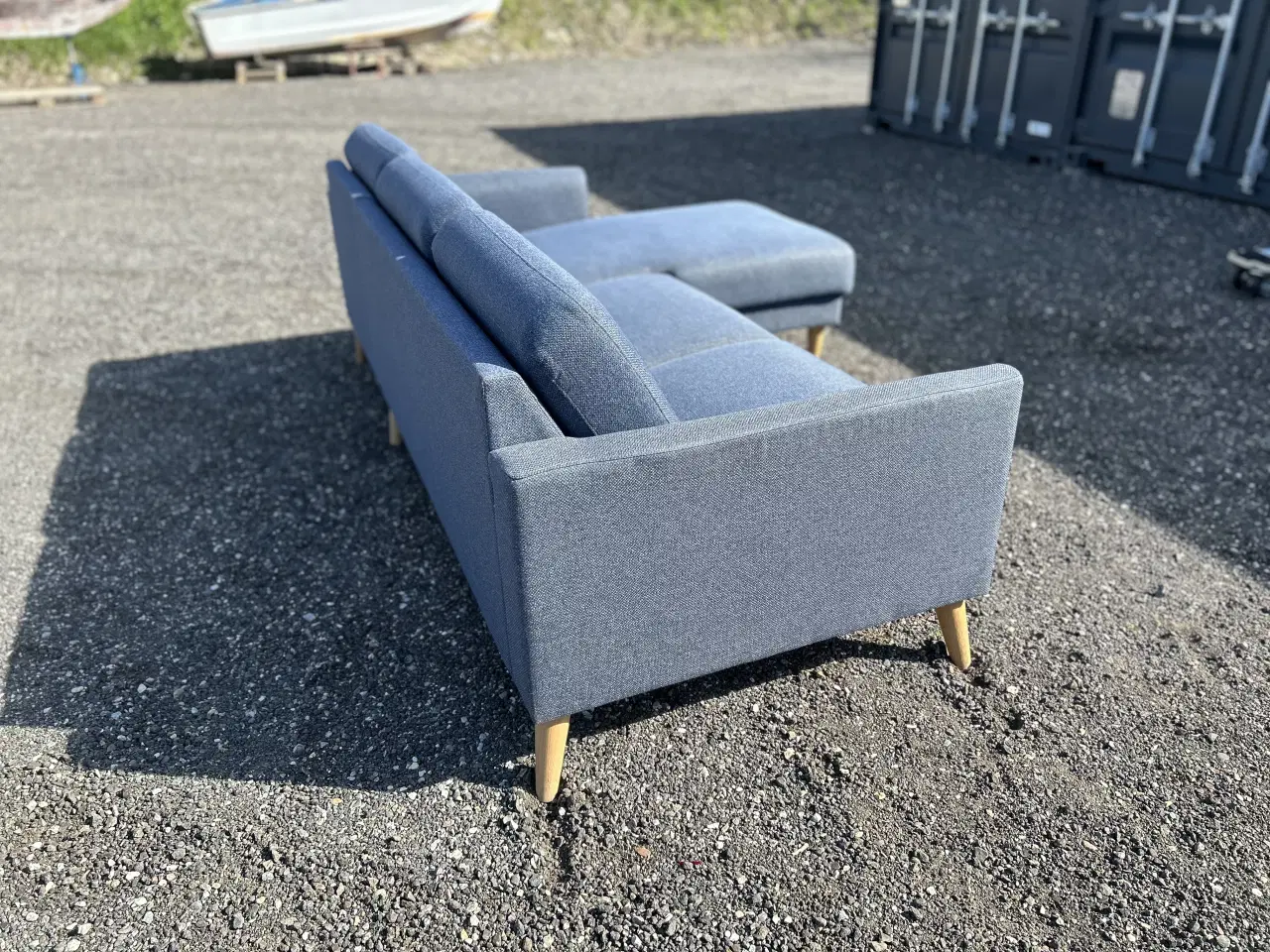 Billede 3 - Sofa med chaiselong, okay stand