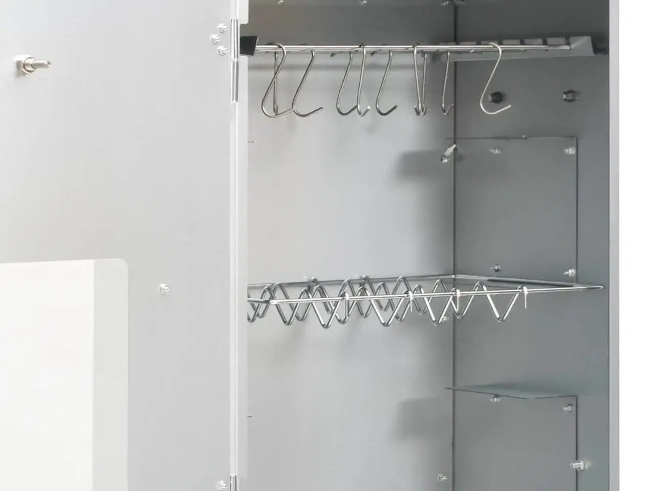 Billede 8 - Rygeovn med røgflis 44,5x29x110 cm galvaniseret stål