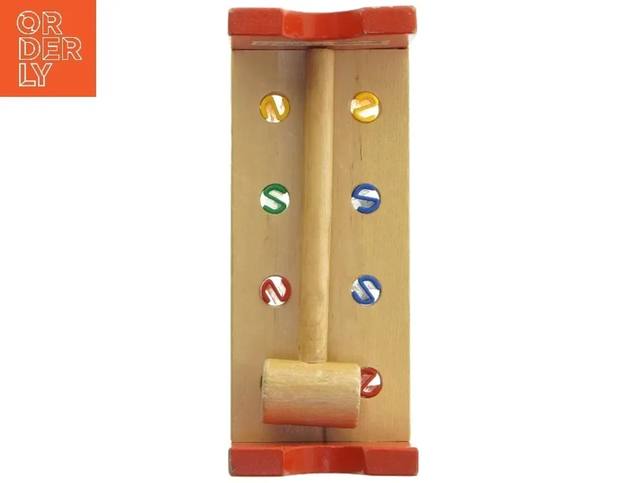 Billede 4 - Træ hammerbræt med hammer (str. 23x13x9 cm)