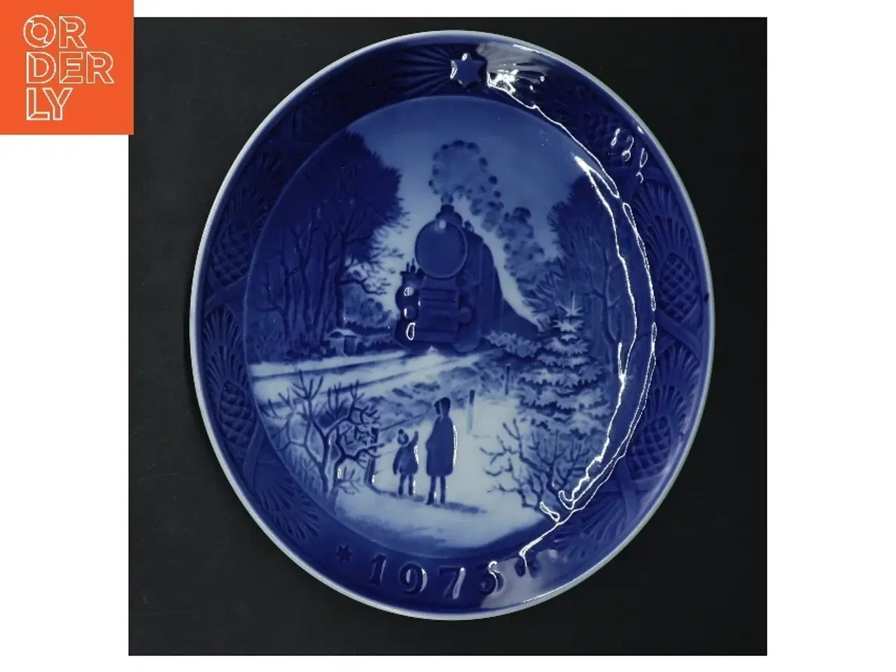Billede 1 - Royal Copenhagen juleplatte 1975 fra Royal Copenhagen (str. Ø 18 cm)