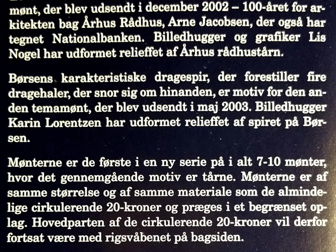 Billede 4 - DET KGL MØNTSÆT 2003 med Børsen, Århus + Alm 20kr