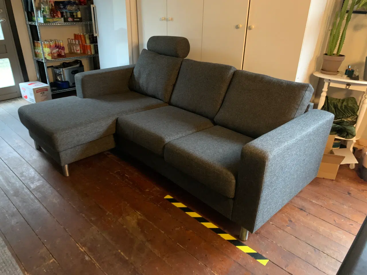 Billede 2 - Sofa med chaiselong - 3 pers.