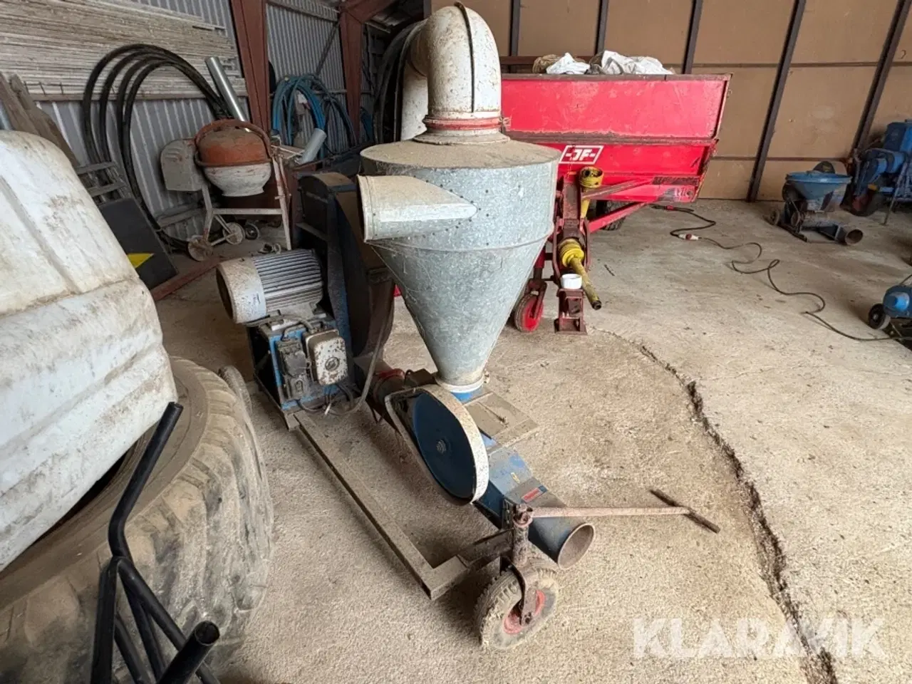 Billede 2 - Suge og trykblæser med selvføder Kongskilde TRL 150 og DA20