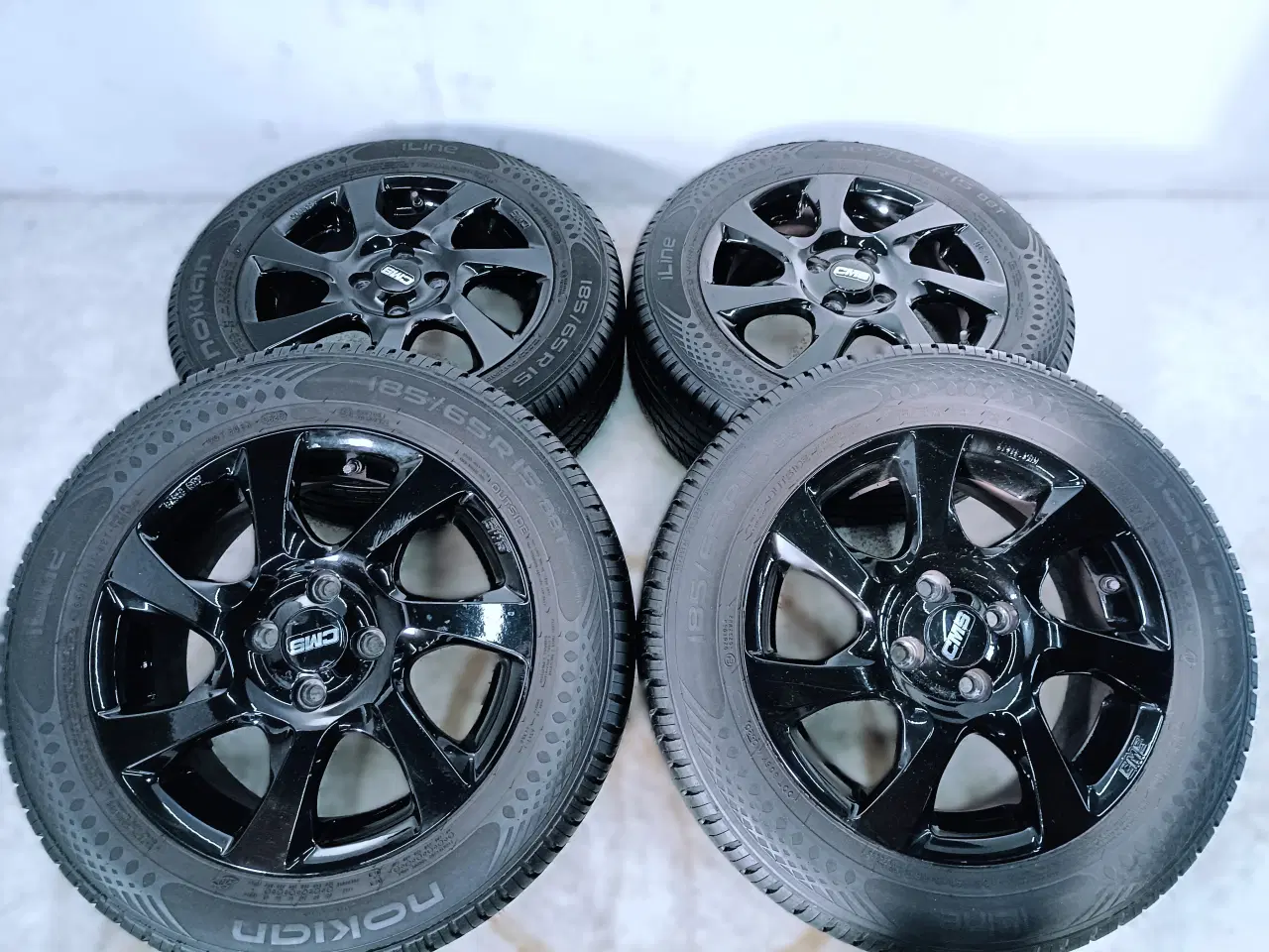 Billede 3 - 4x100 15" ET50 nav 67,5ø CMS sommersæt inkl.TPMS