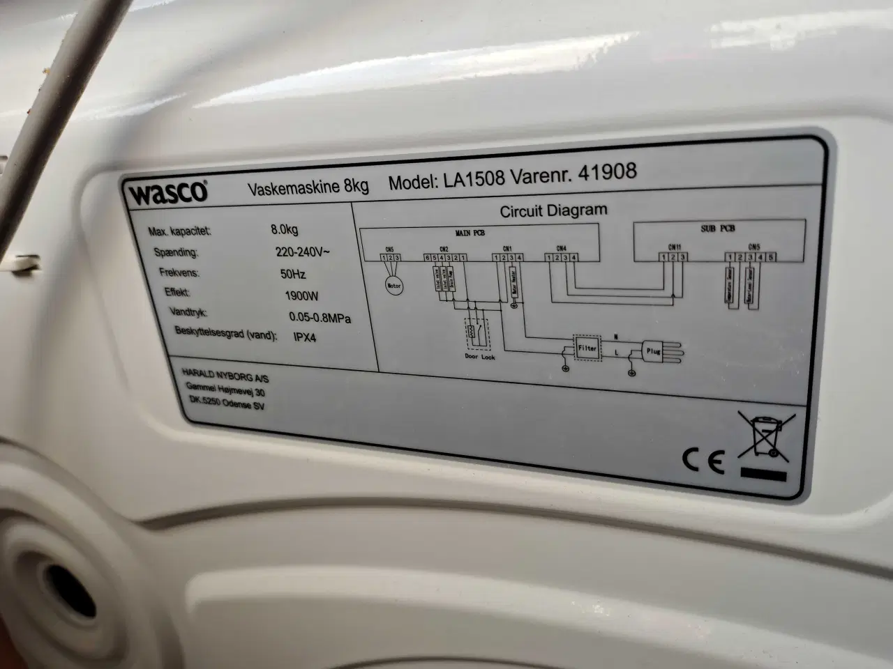 Billede 2 - Vaskemaskine 1 år gammel