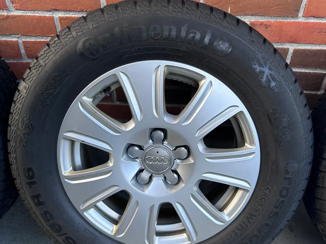 Billede 4 - 16” 5x112 Originale Audi fælge med Conti vinterdæk