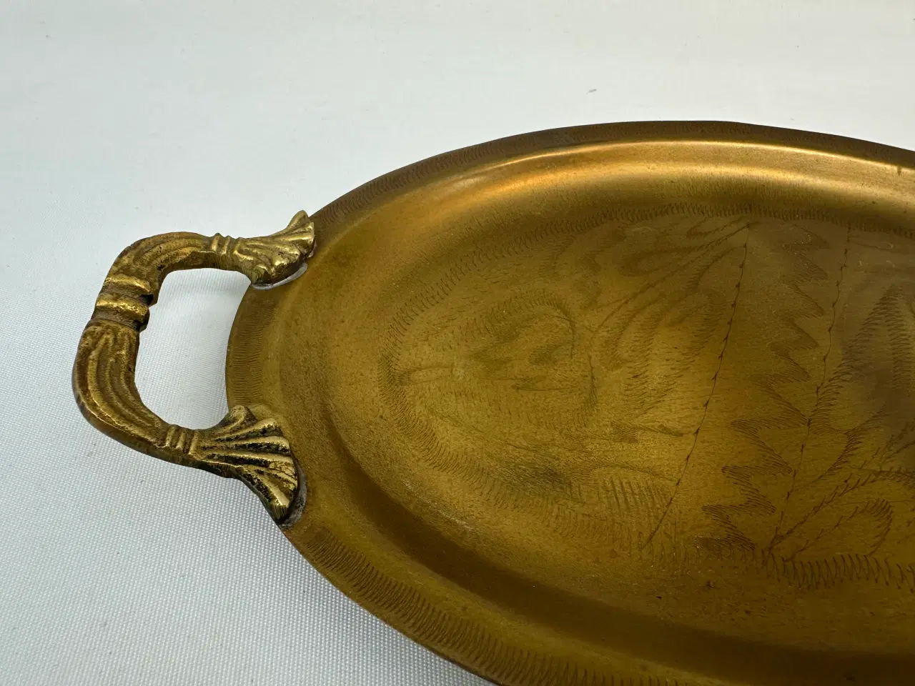 Billede 3 - Lille messing fad / bakke (vintage)