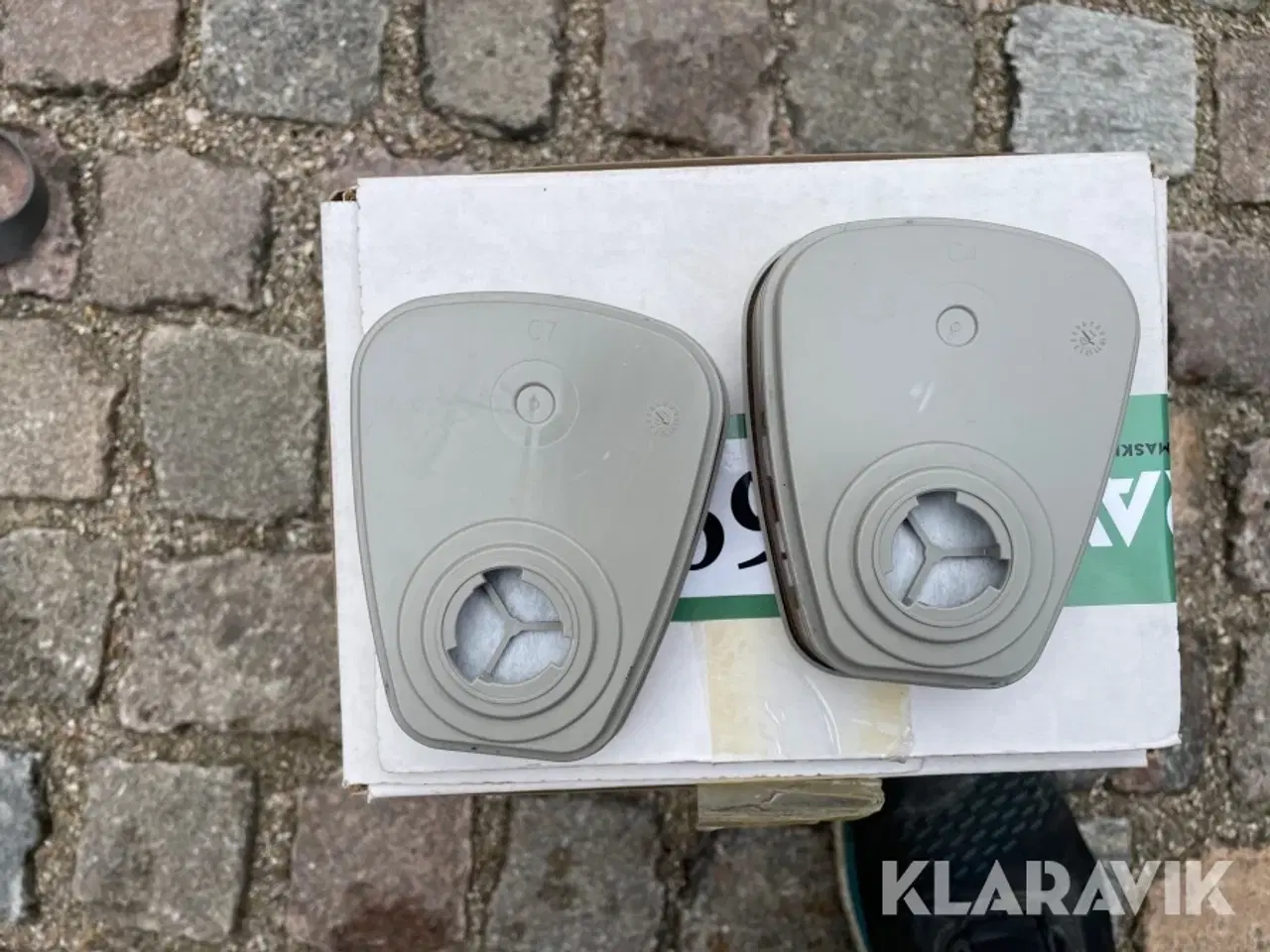 Billede 12 - 2 styk helmasker silikon 3M 6900 samt 1 styk visir
