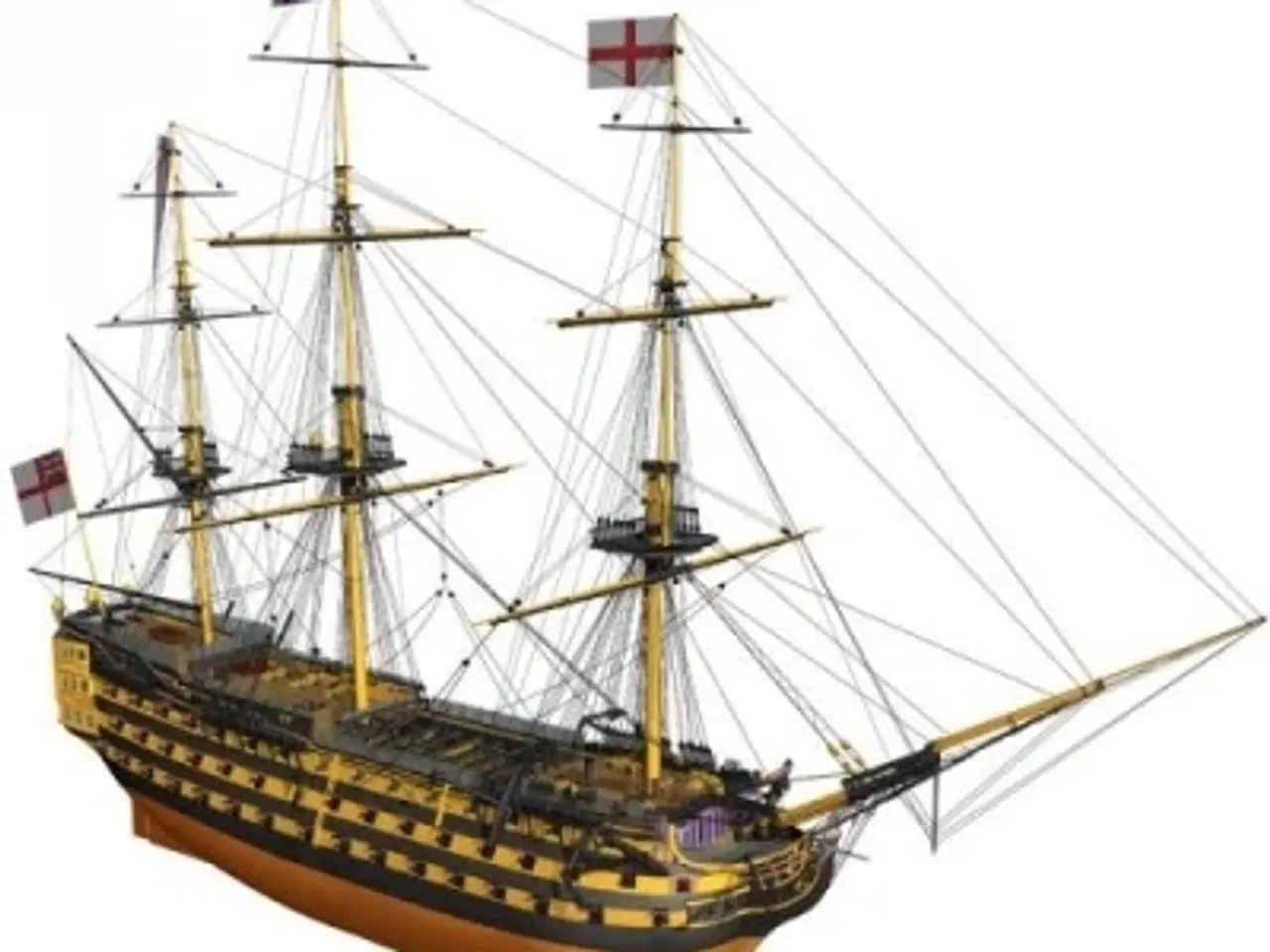 Billede 1 - 498 - HMS VICTORY med bedding  