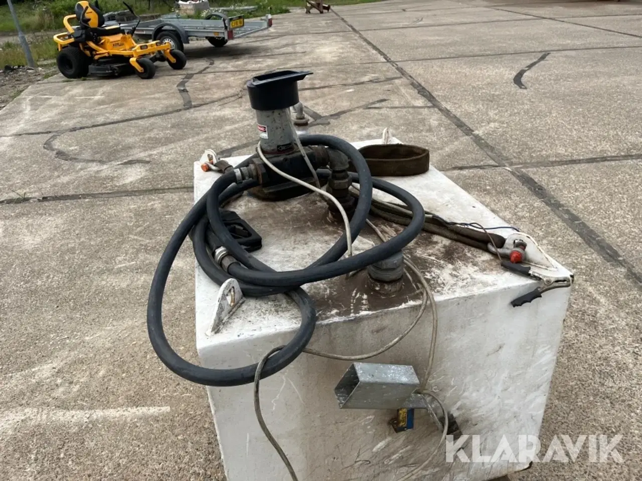 Billede 6 - Diesel Tank med pumpe Rouq 450L