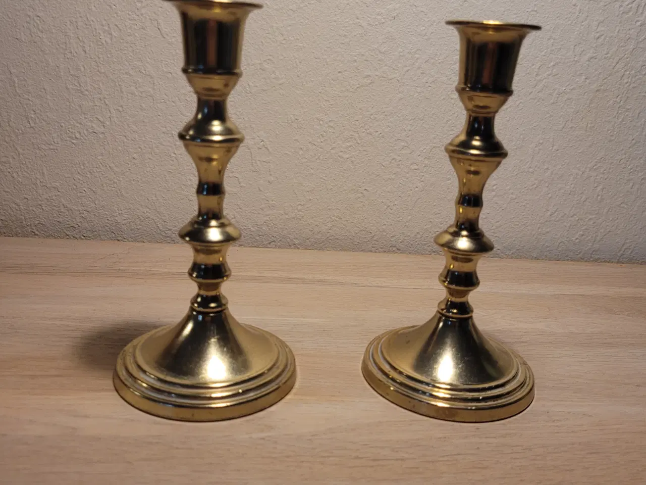 Billede 1 - Messing lysestager 2 ens