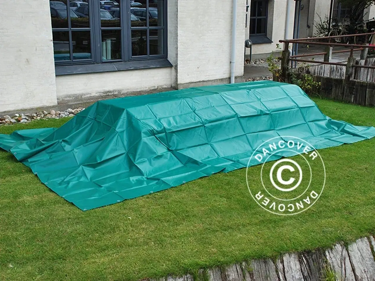 Billede 10 - Presenning 4x6m, PVC 570g/m², Grøn