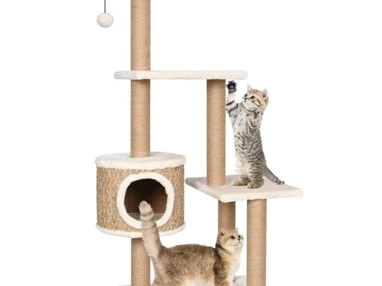 Billede 1 - Kradsetræ med kradsestolpe 123 cm søgræs