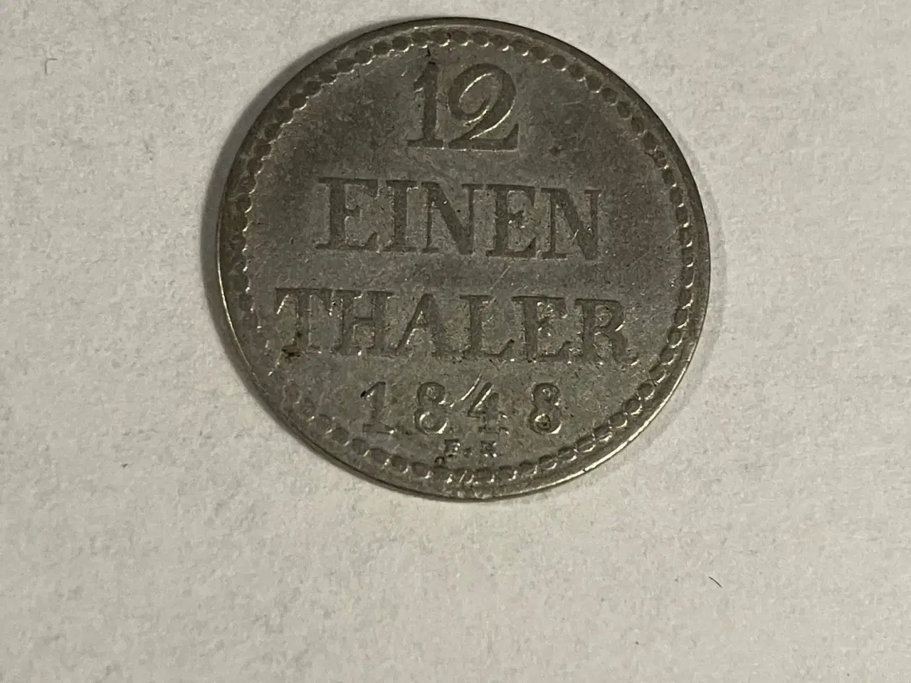 Billede 1 - 12 Einen Thaler 1848 Mecklenburg