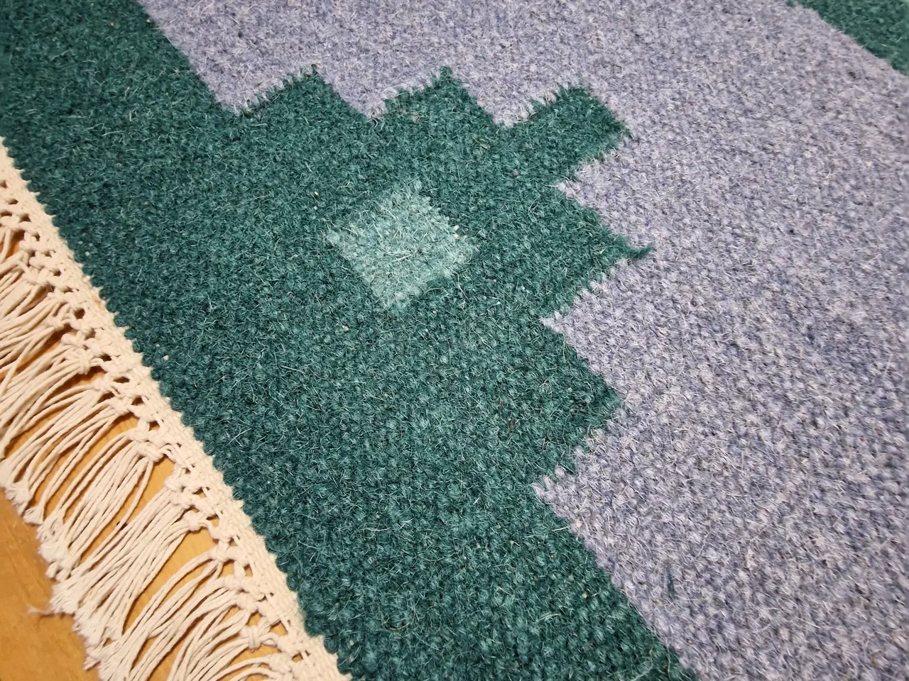 Billede 3 - Stort Indisk kelim tæppe.