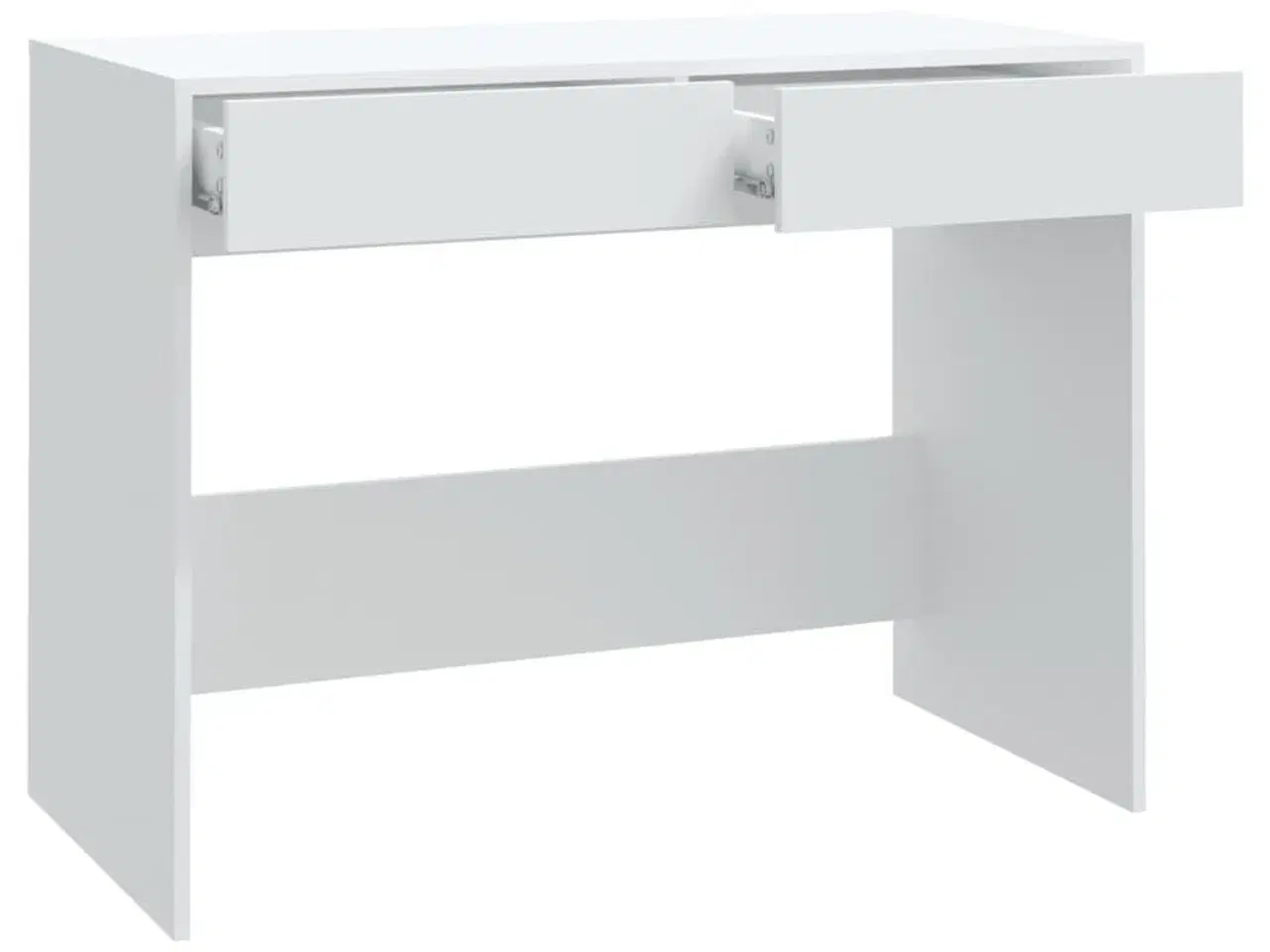 Billede 7 - Skrivebord 101x50x76,5 cm spånplade hvid