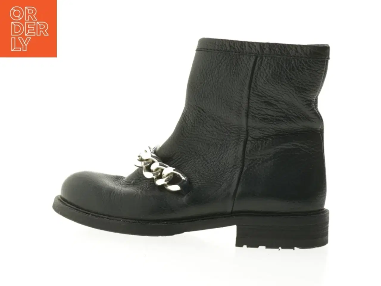 Billede 1 - Ankelstøvler med kædedetalje fra Billi Bi (str. 38 )