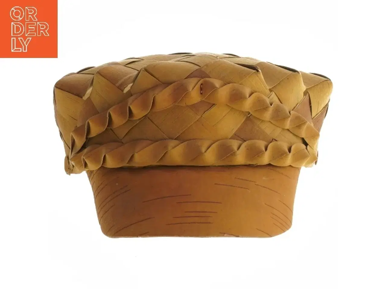 Billede 2 - Traditionel birkebark hat fra Karelen (str. Ø 19 cm)