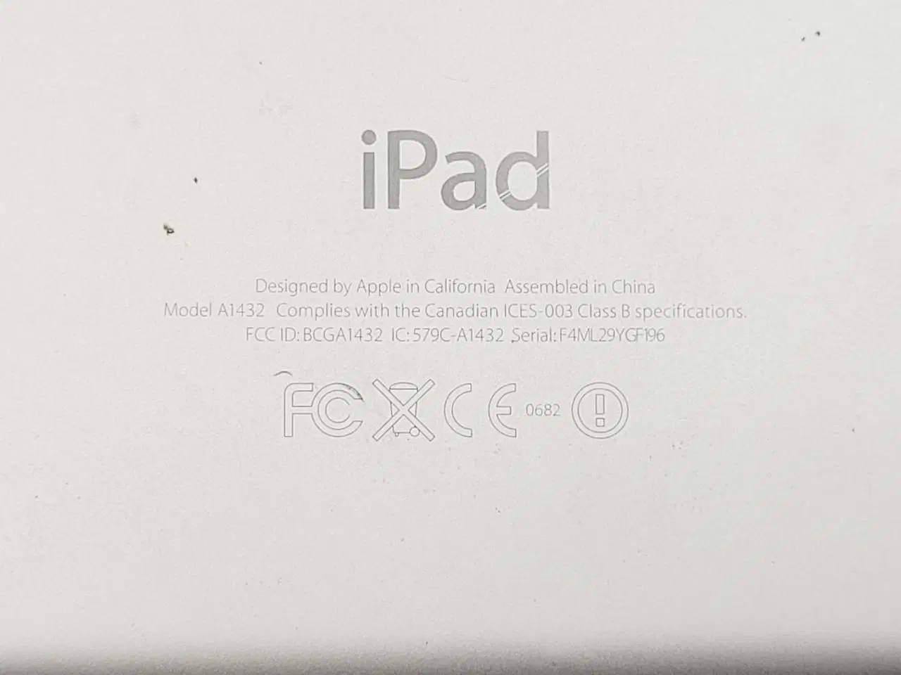 Billede 5 - ⭐️· Apple iPad 4 (A1432) – 9,7” Tablet