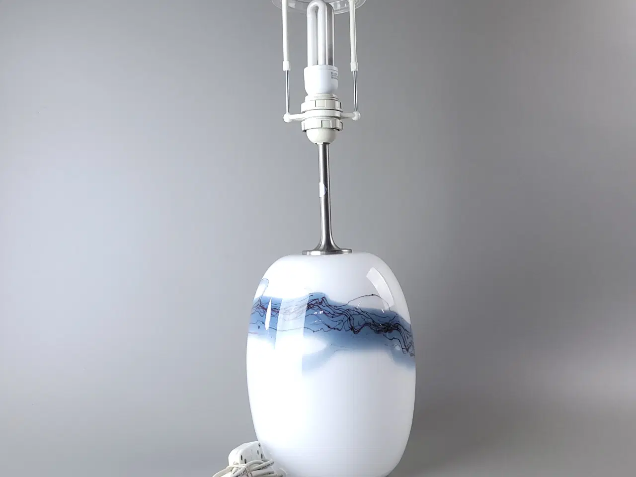 Billede 3 - ⭐️· Smuk Holmegaard Sakura Stor Oval Bordlampe