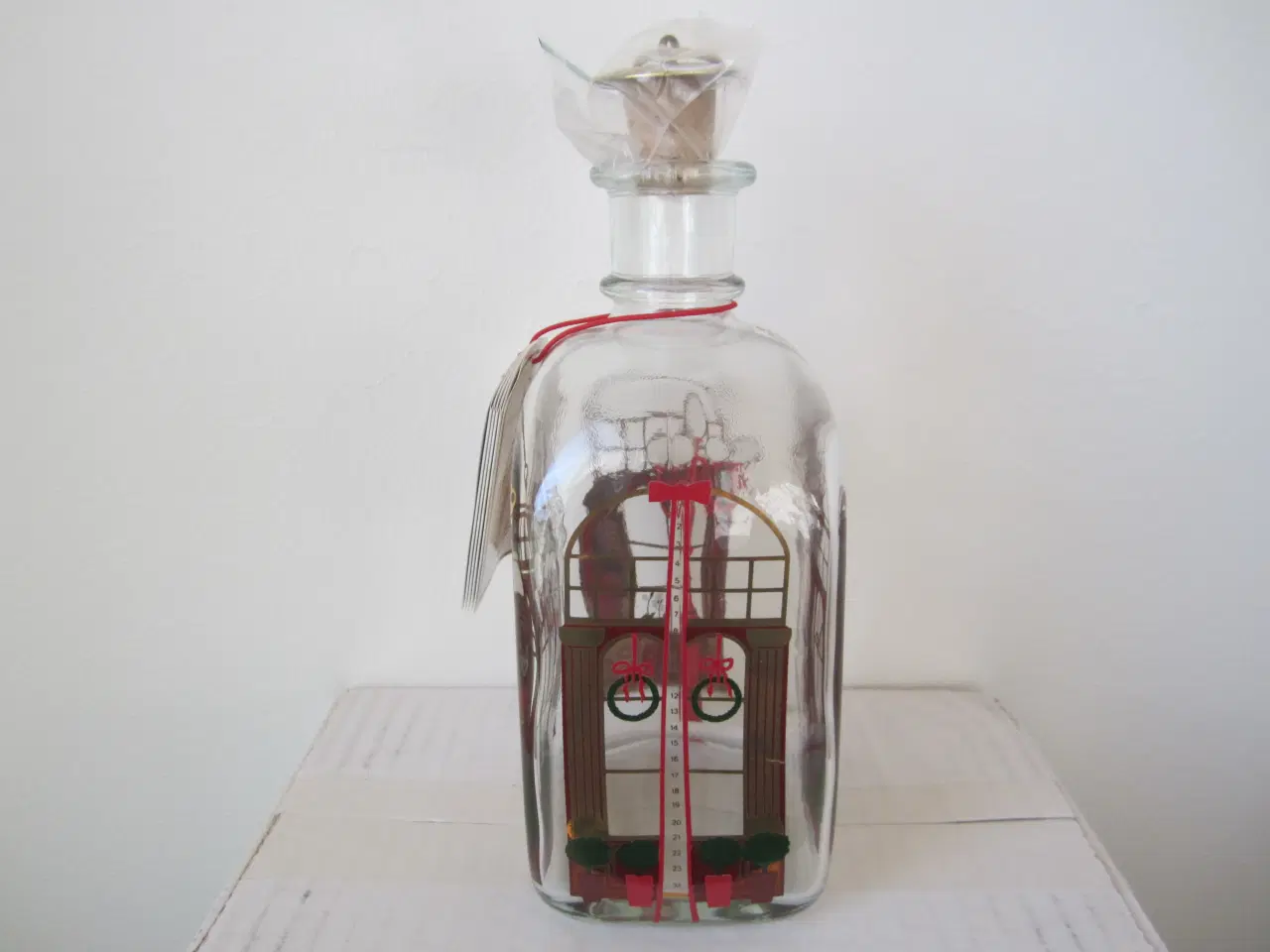 Billede 5 - 1995 Holmegaard juleflaske med 2 glas.