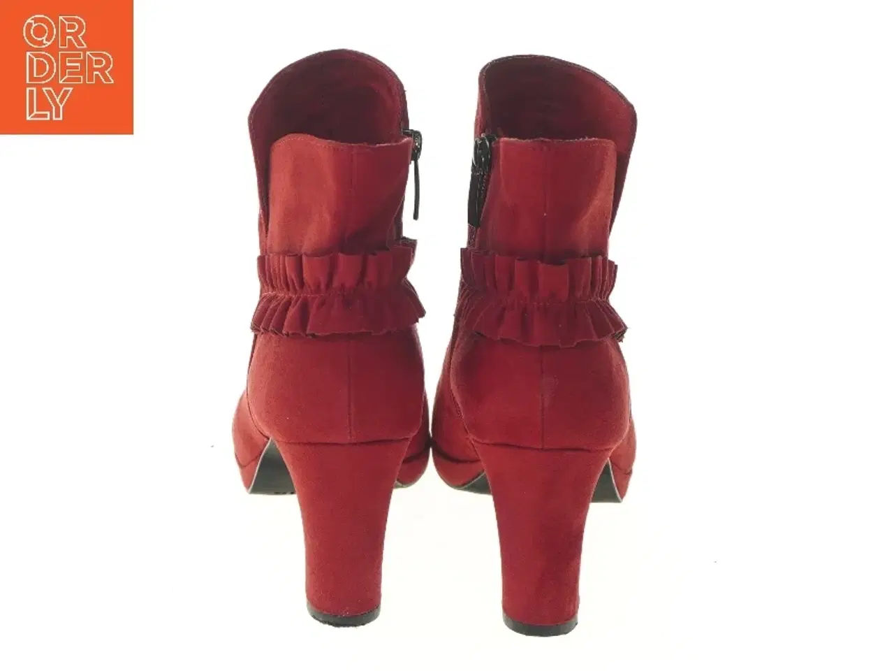 Billede 4 - Røde ankelstøvler fra Tamaris (str. 41 )